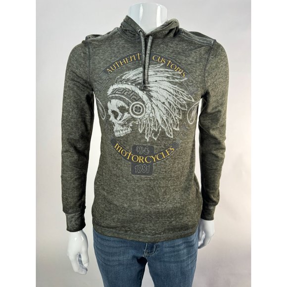 HELIX Printed Long Sleeve Thin Shirt Hoodie Mens Sz Small - Picture 10 of 16